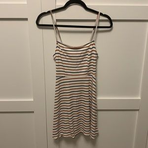 Spaghetti strap stripped forever 21 dress